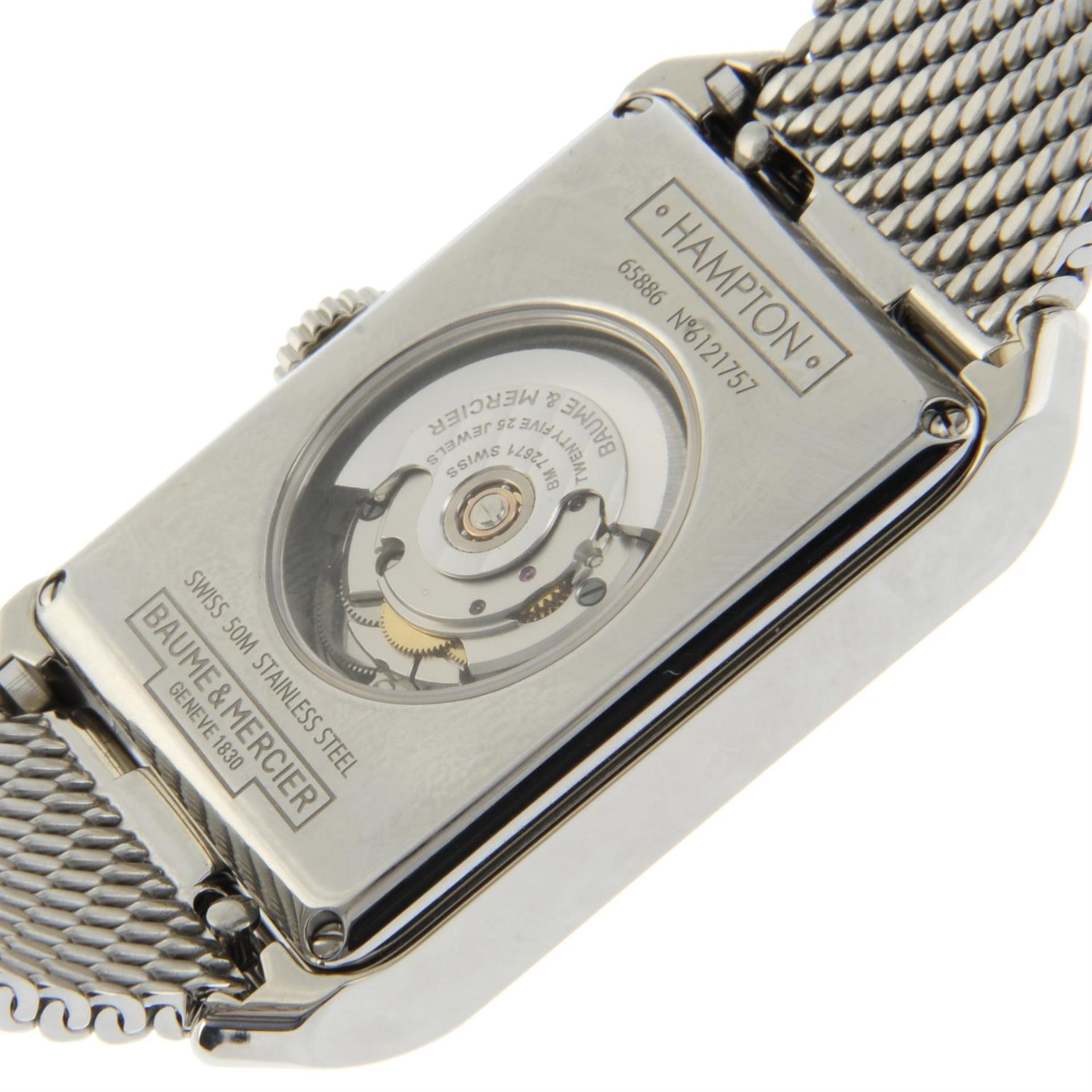Baume & Mercier - a Hampton watch, 28x42mm, - Image 4 of 6