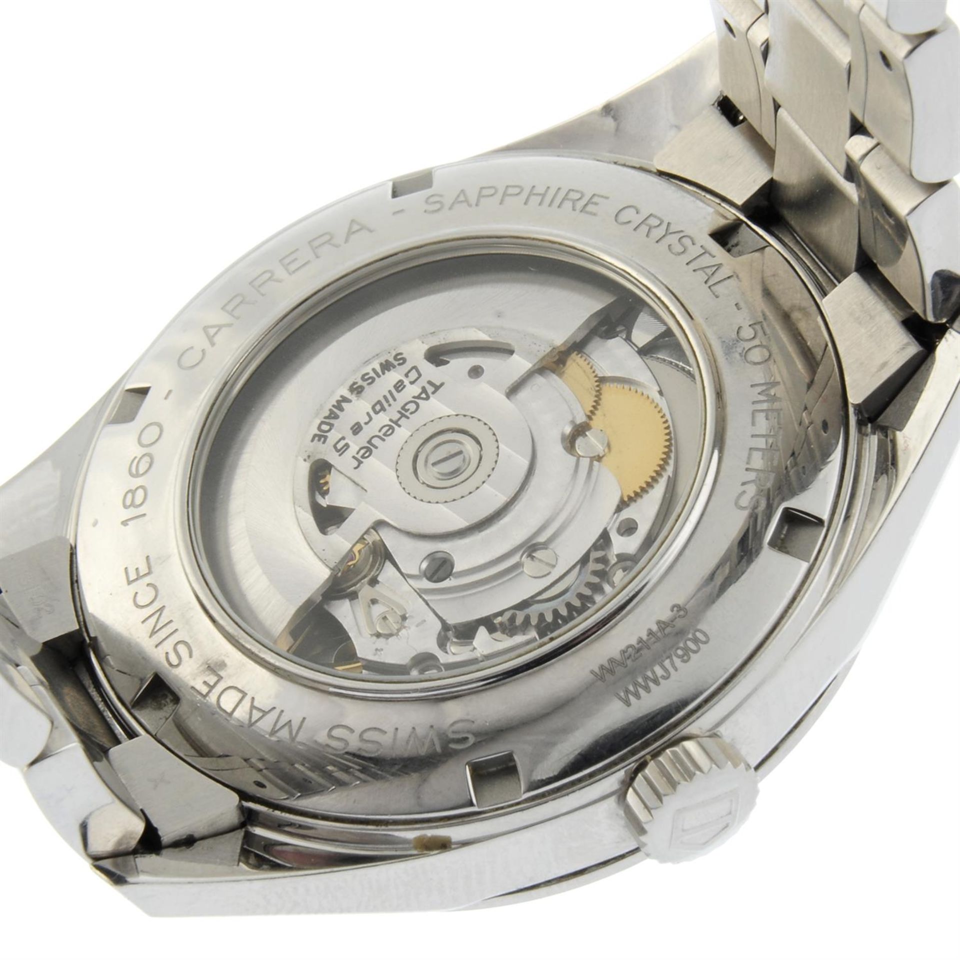 TAG Heuer - a Carrera bracelet watch, 38mm. - Bild 4 aus 5