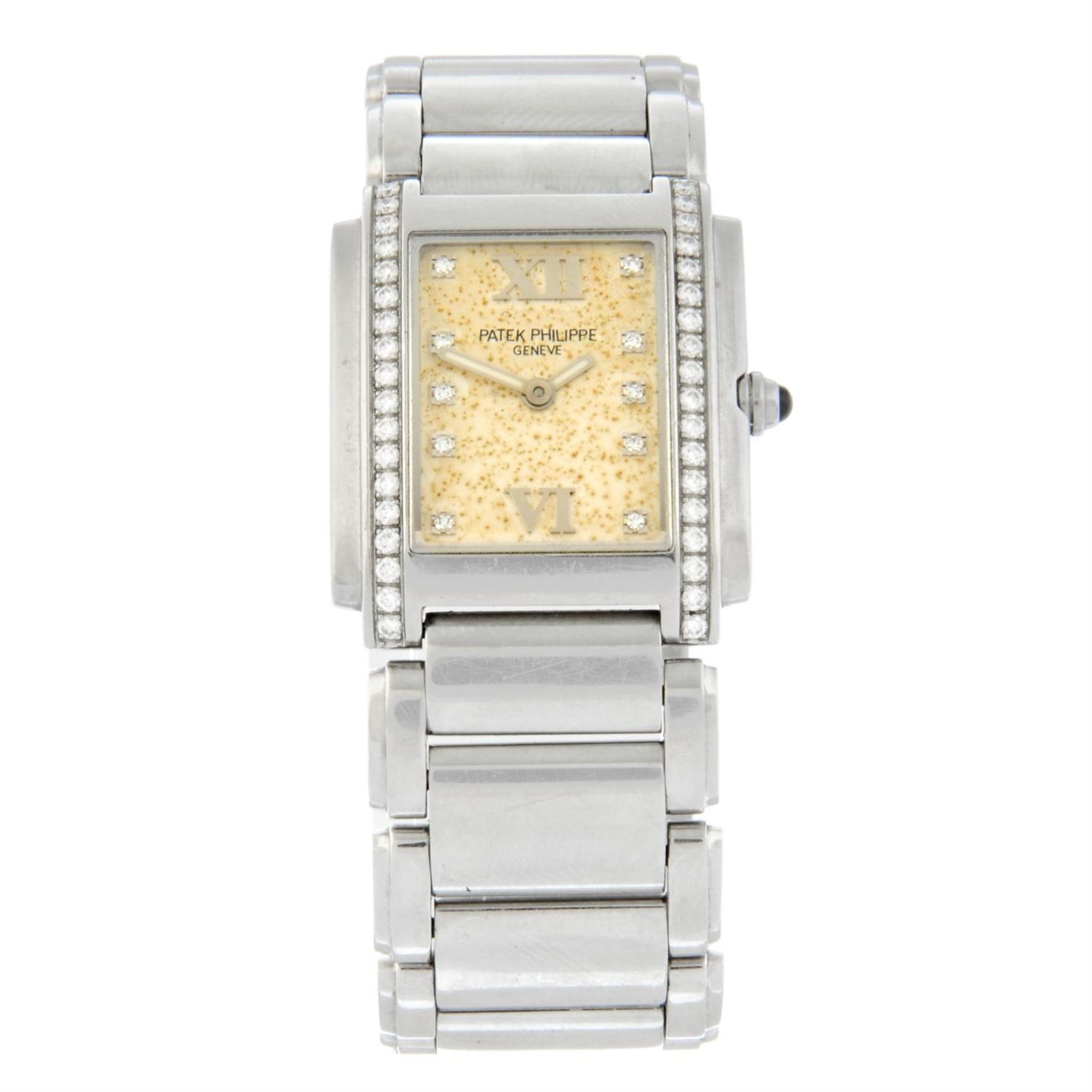 Patek Philippe - a Twenty-4 watch, 25x30mm.