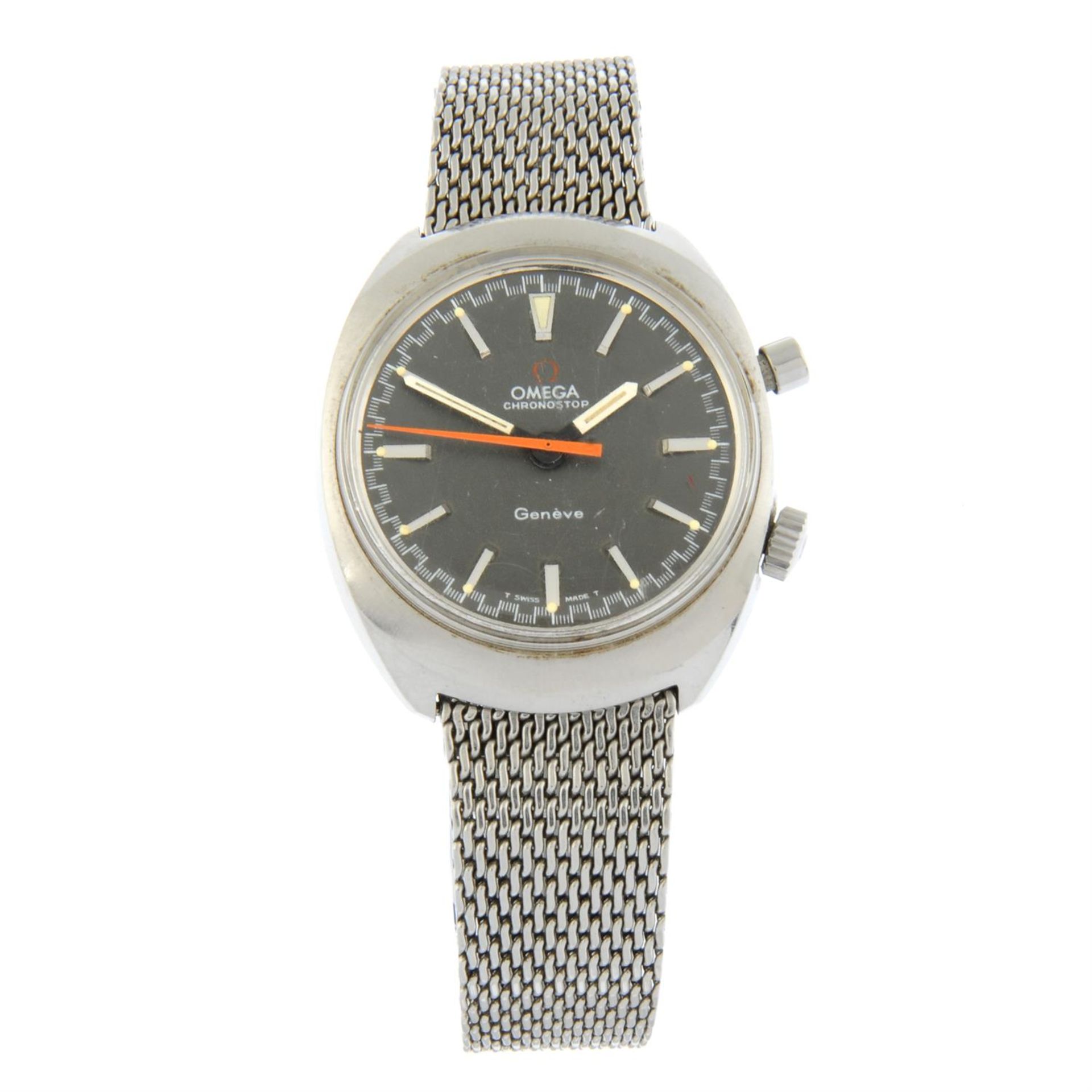 Omega - a Chronostop watch, 35mm.