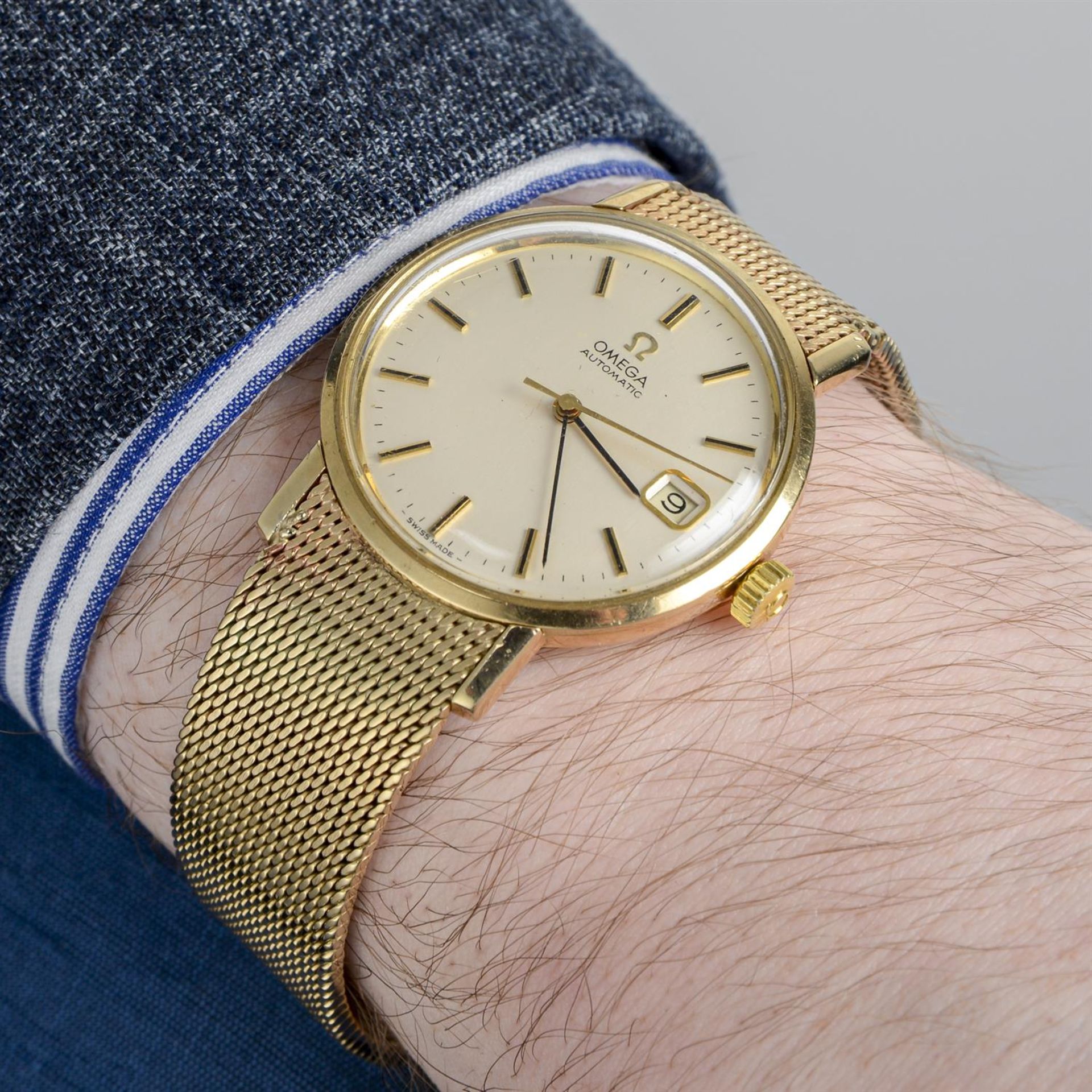 Omega - a bracelet watch, 34mm. - Image 5 of 6