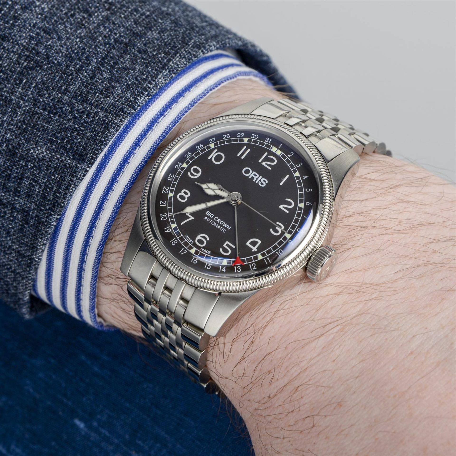 Oris - a Big Crown Pointer Date watch, 40mm. - Image 5 of 6