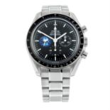 Omega - a Speedmaster 'Eyes On The Star' chronograph watch, 42mm.