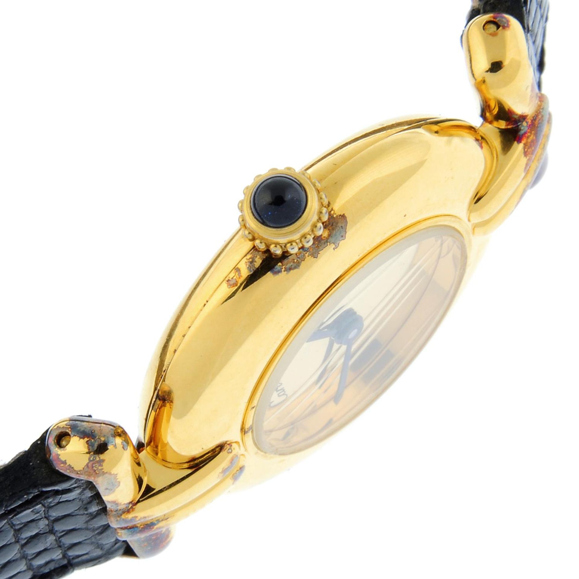 Cartier - a Colisée Vermeil watch, 24mm. - Image 3 of 6