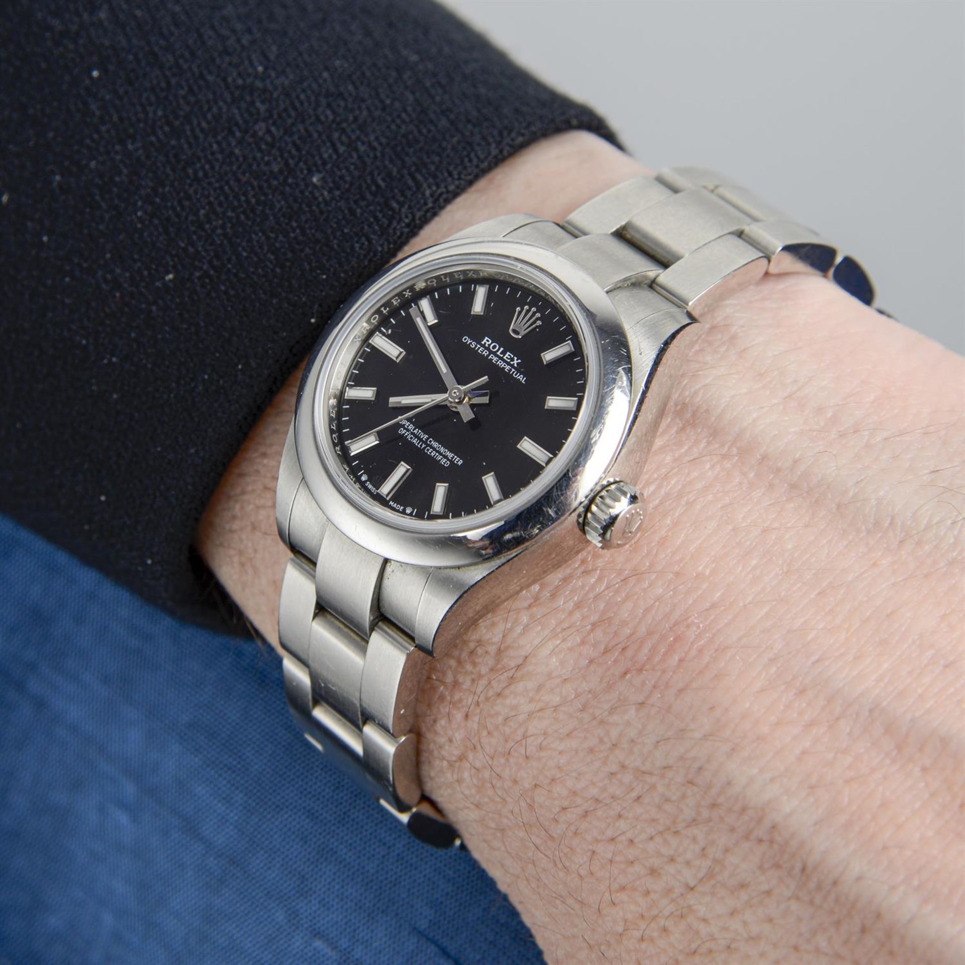 Rolex - an Oyster Perpetual watch, 28mm. - Bild 5 aus 6