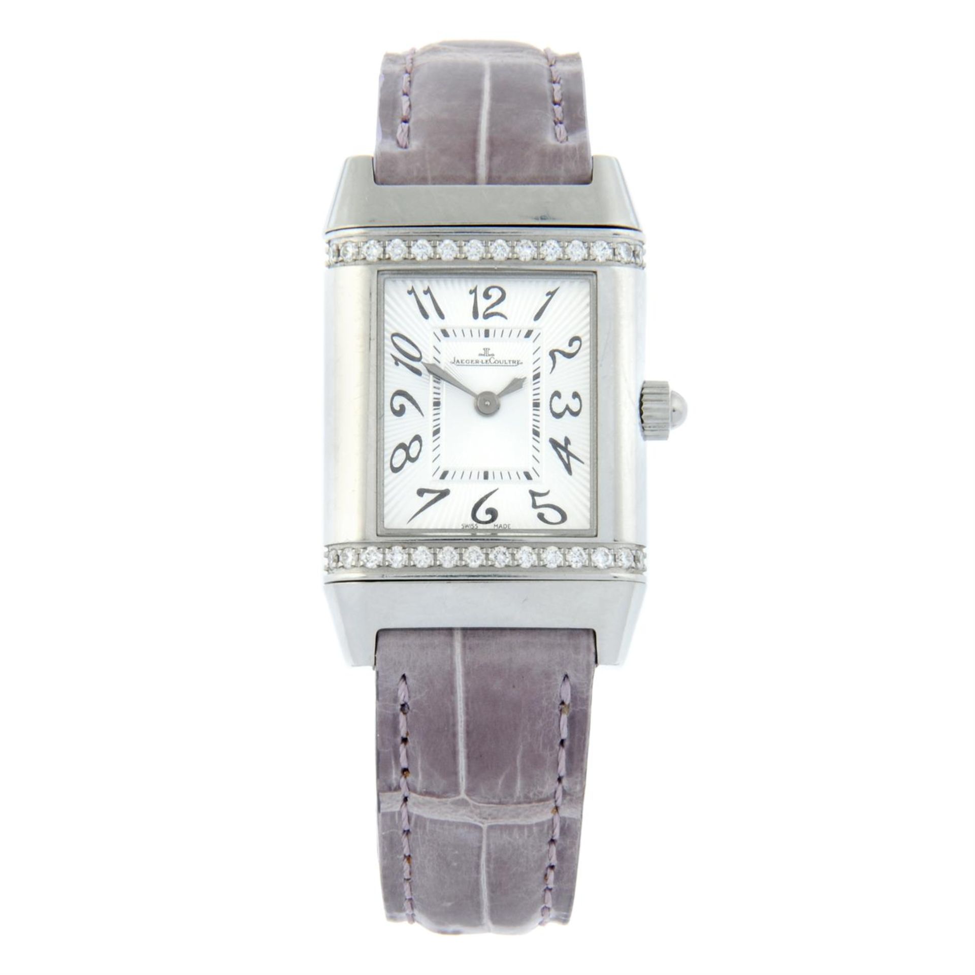 Jaeger-LeCoultre - a Reverso Florale watch, 20mm.