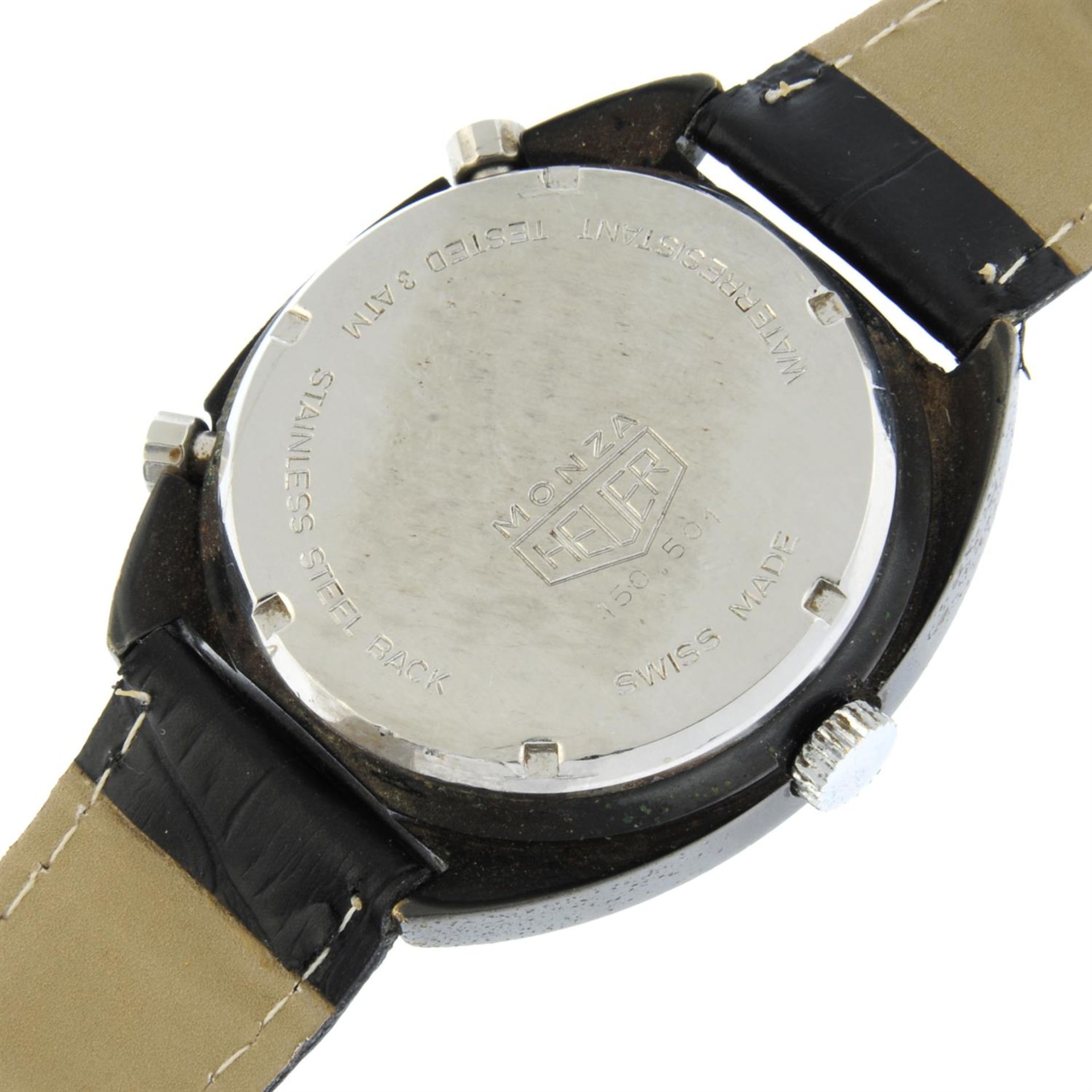 Heuer - a Monza chronograph watch, 38.5mm. - Bild 5 aus 6