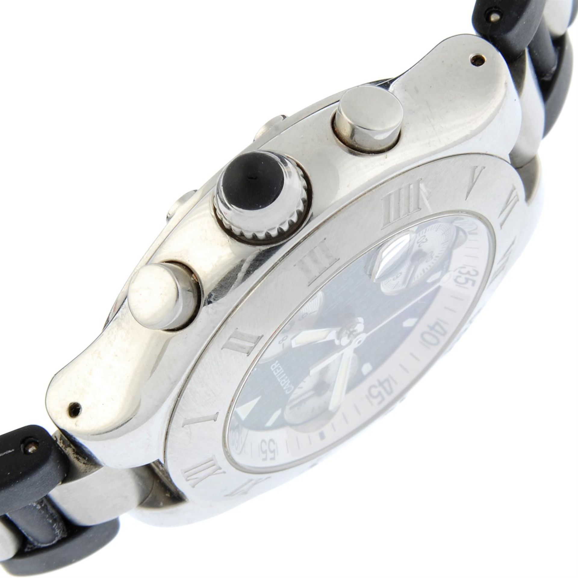 Cartier - a Chronoscaph 21 watch, 32mm. - Bild 3 aus 5