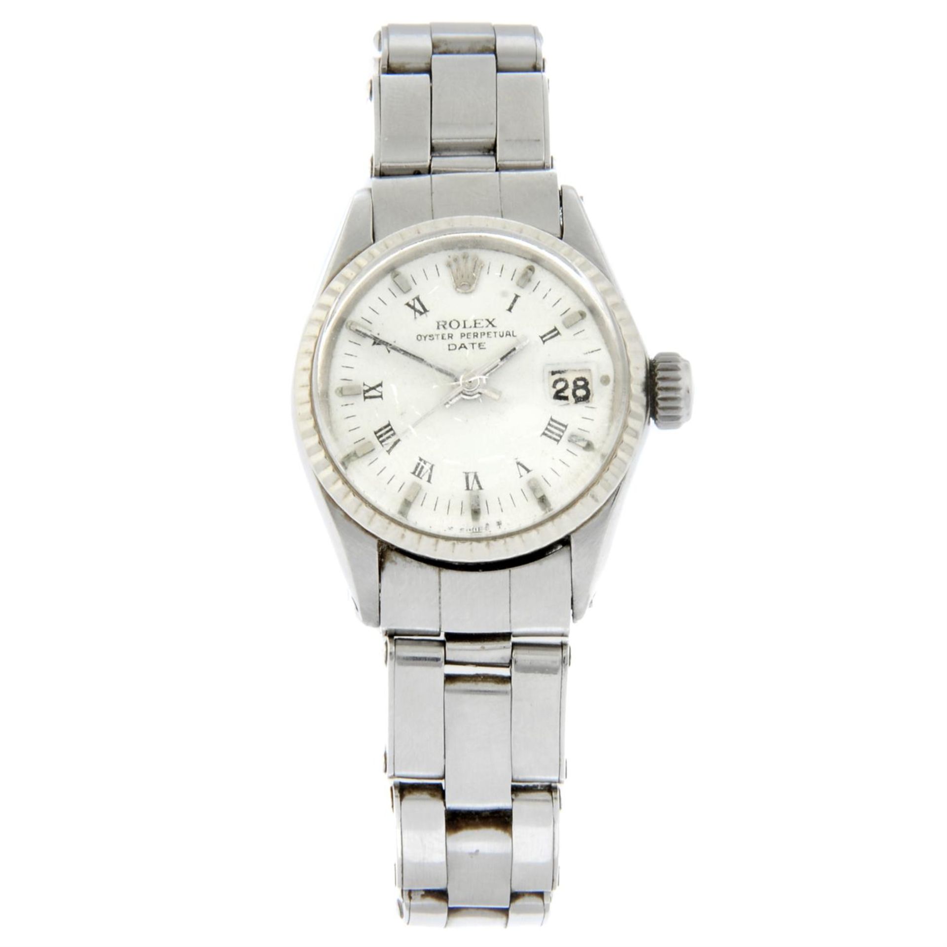 Rolex - an Oyster Perpetual Date watch, 24mm.