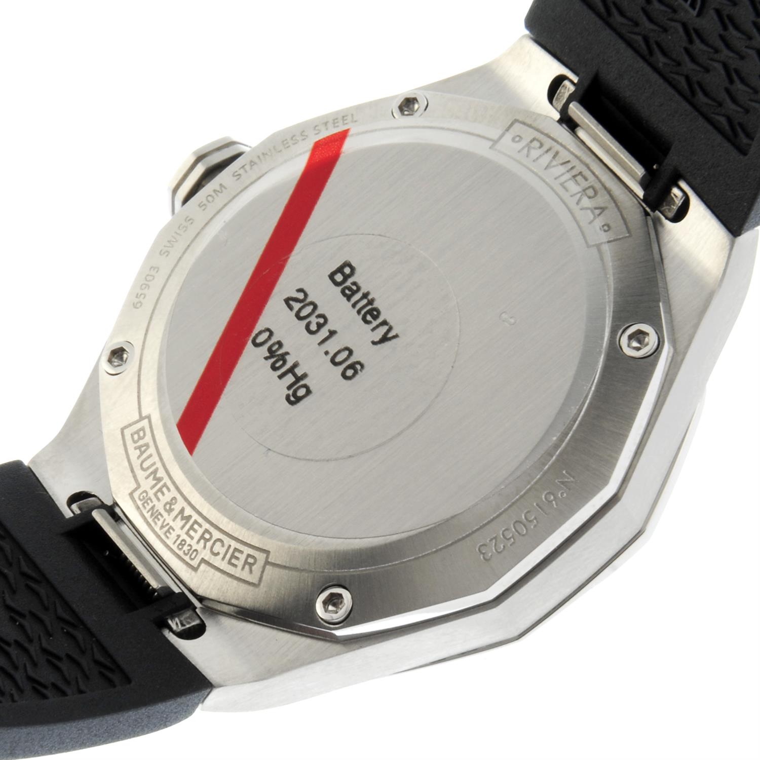Baume & Mercier - a Riviera watch, 37mm. - Image 4 of 6