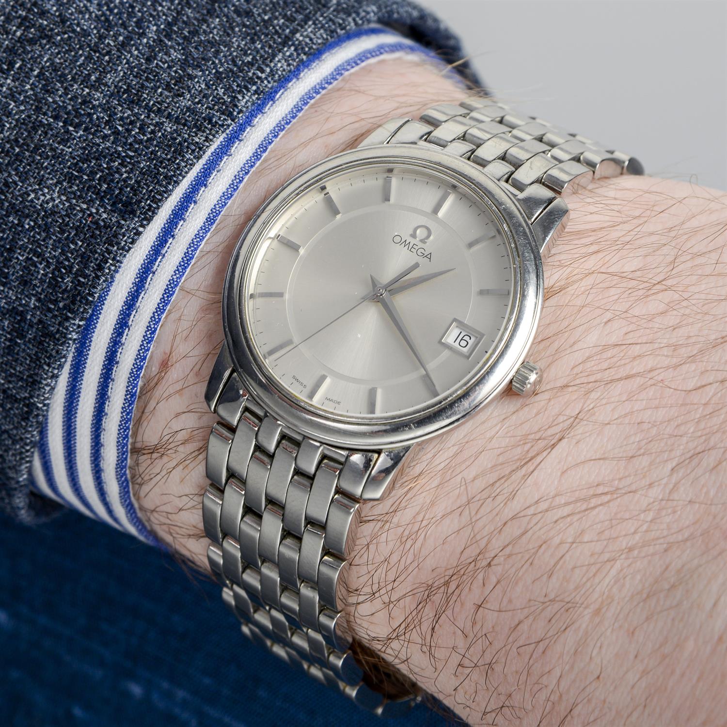 Omega - a watch, 34mm. - Image 5 of 6