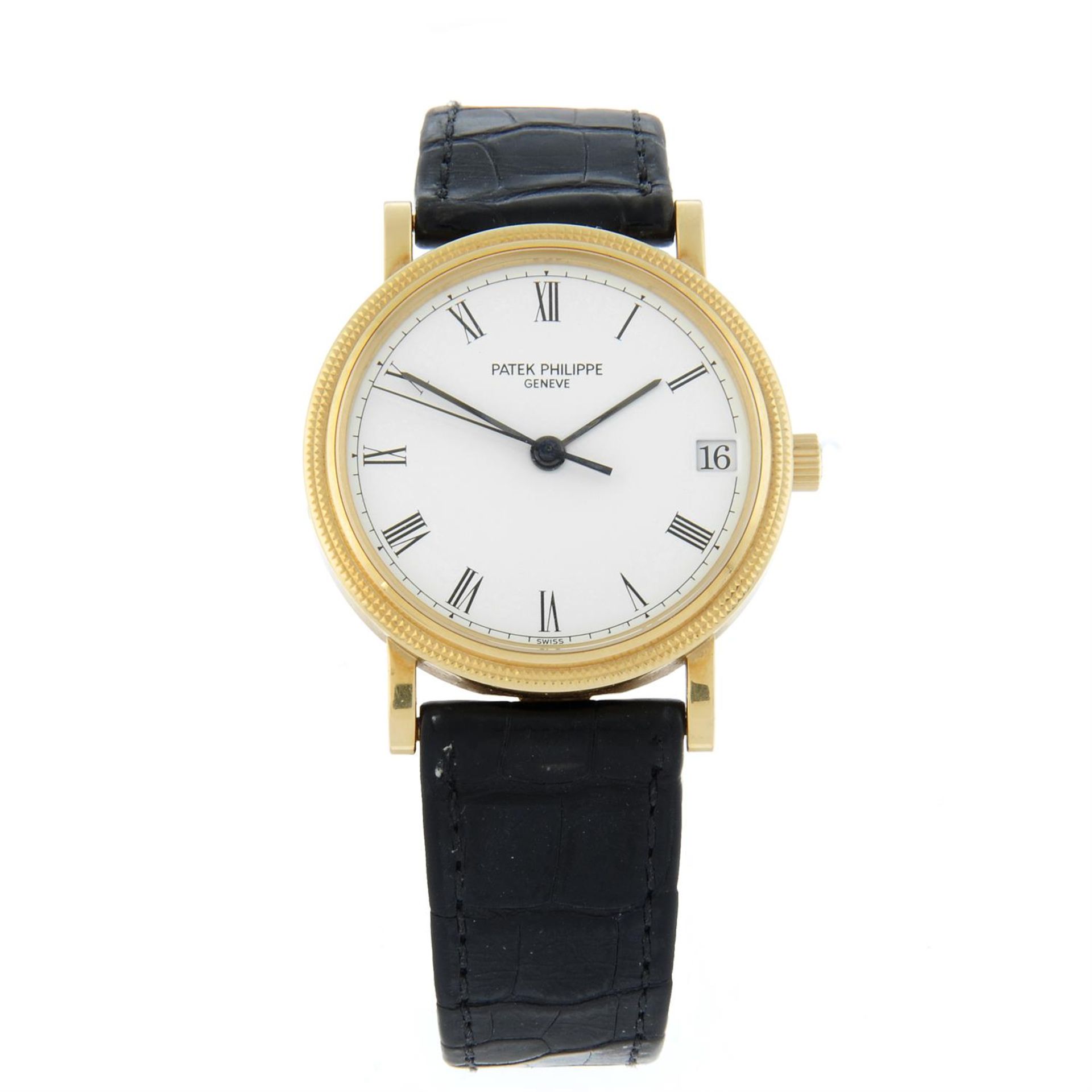 Patek Philippe - a Calatrava watch, 33mm.