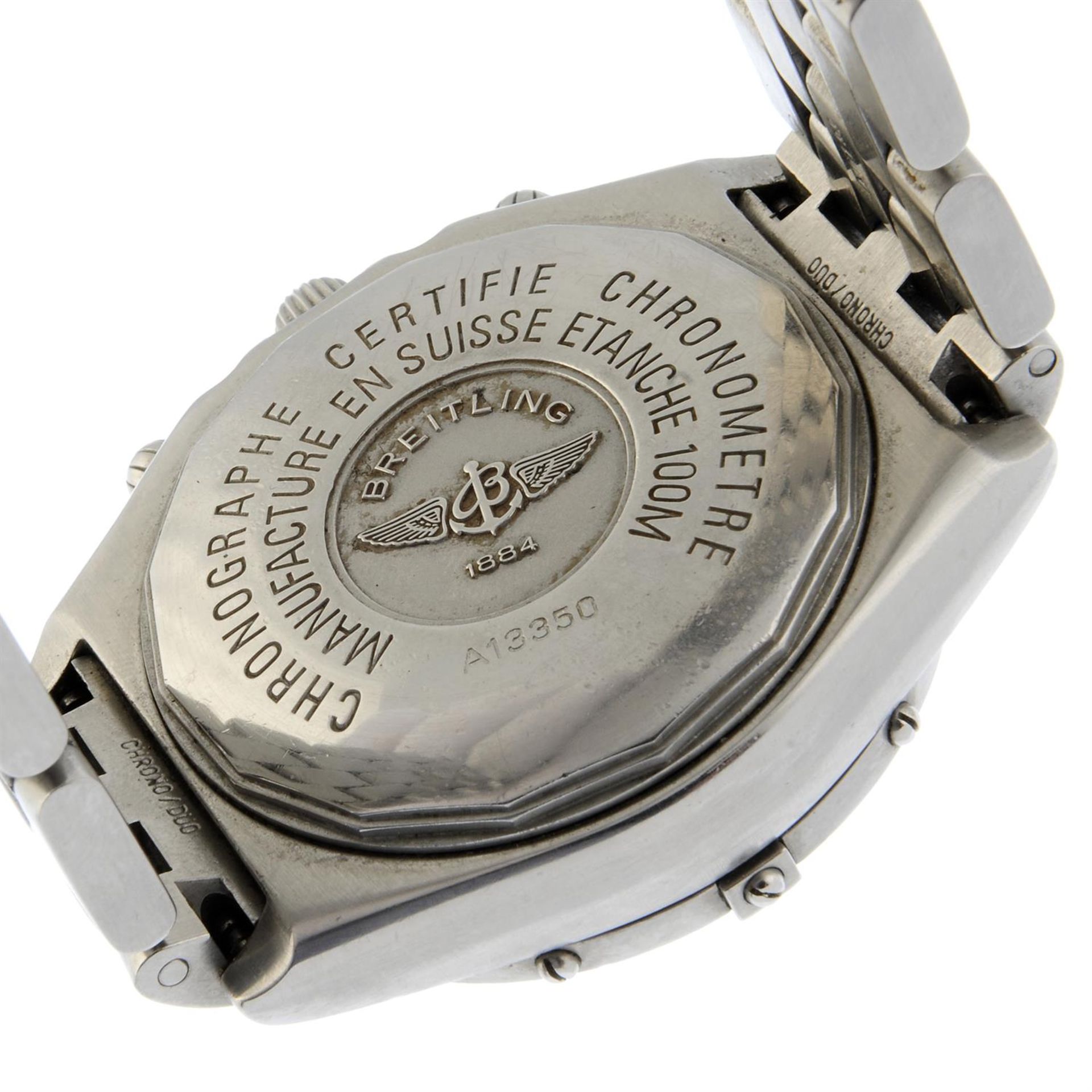 Breitling - a Blackbird chronograph watch, 39mm. - Bild 4 aus 6