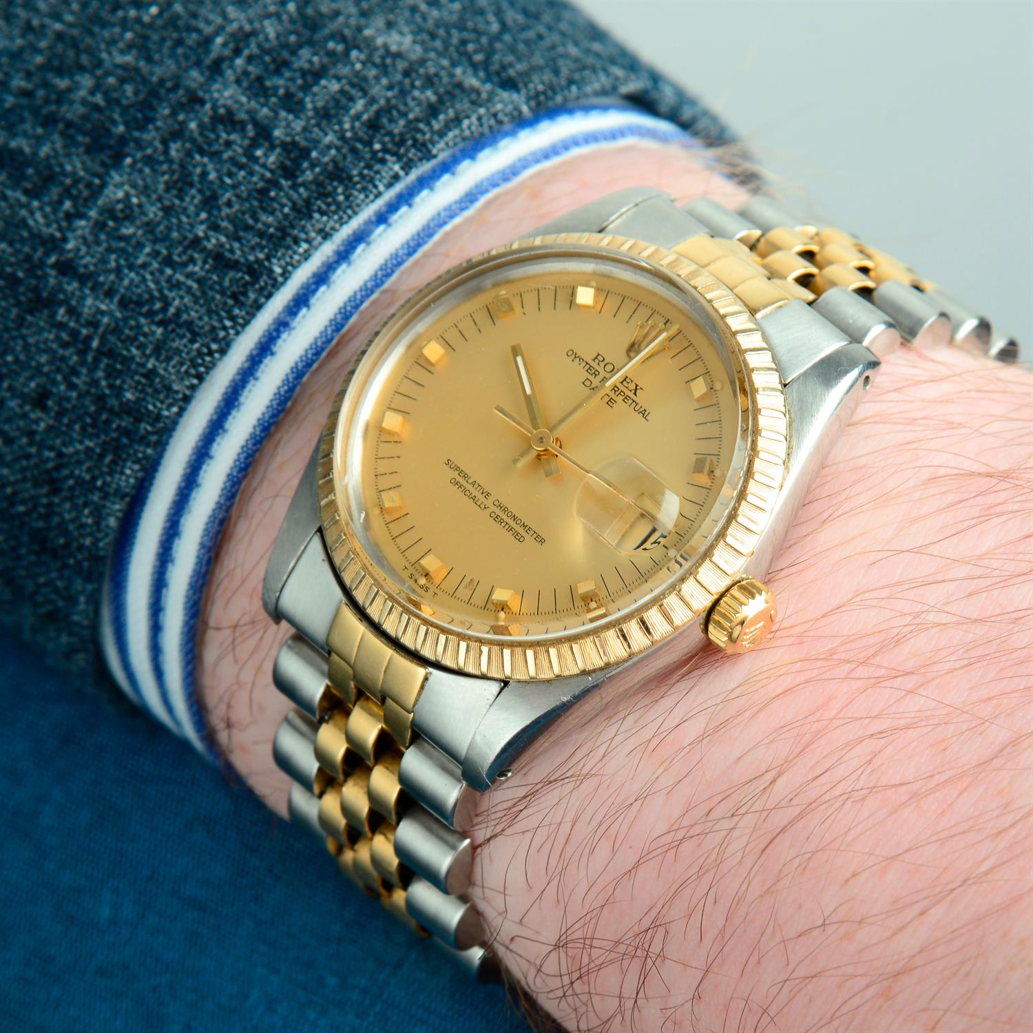 Rolex - an Oyster Perpetual watch, 34mm. - Image 6 of 6