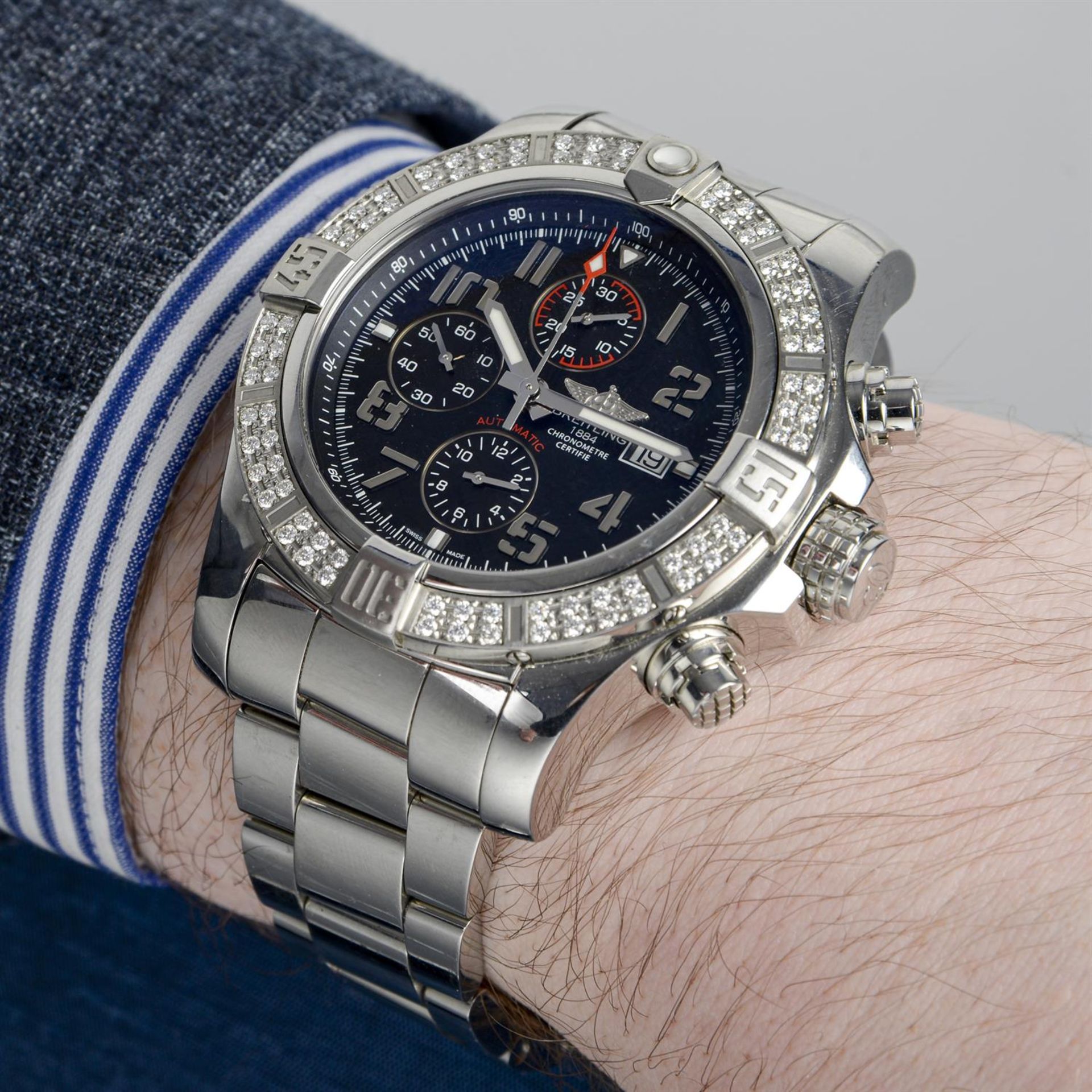 Breitling - a Super Avenger II chronograph watch, 48mm. - Image 6 of 7