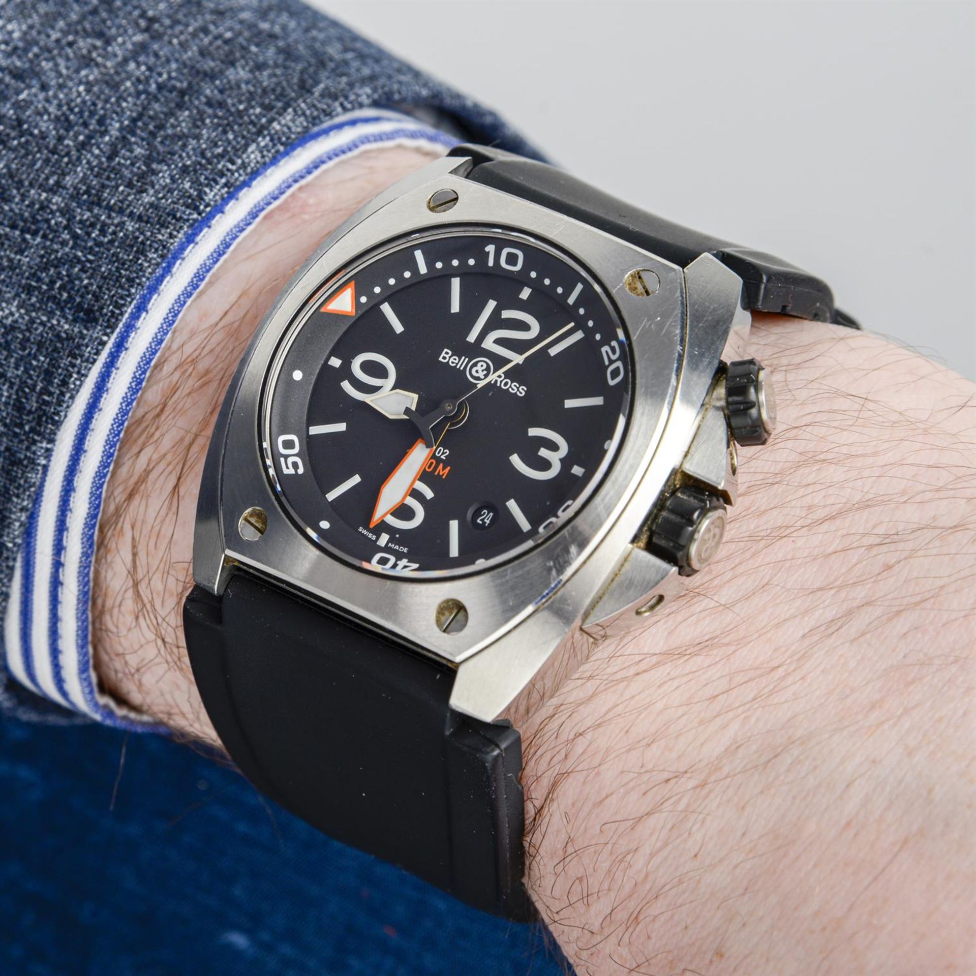 Bell & Ross - a BR02 watch, 44mm. - Image 6 of 7