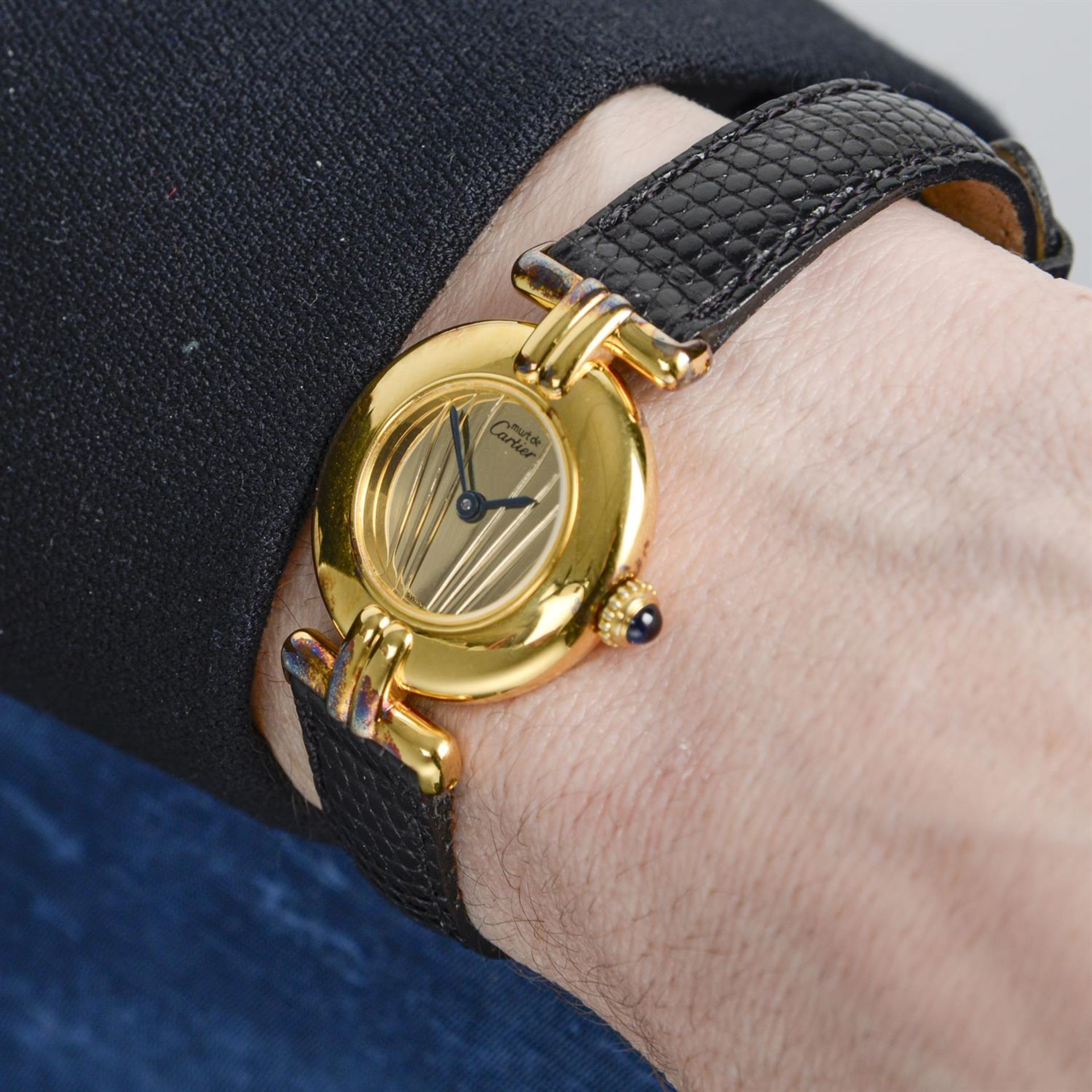 Cartier - a Colisée Vermeil watch, 24mm. - Bild 5 aus 6