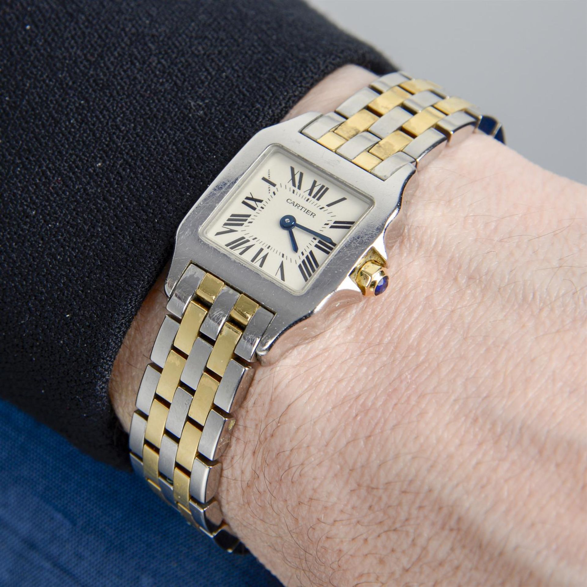 Cartier - a Santos Demoiselle watch, 20mm. - Image 5 of 6