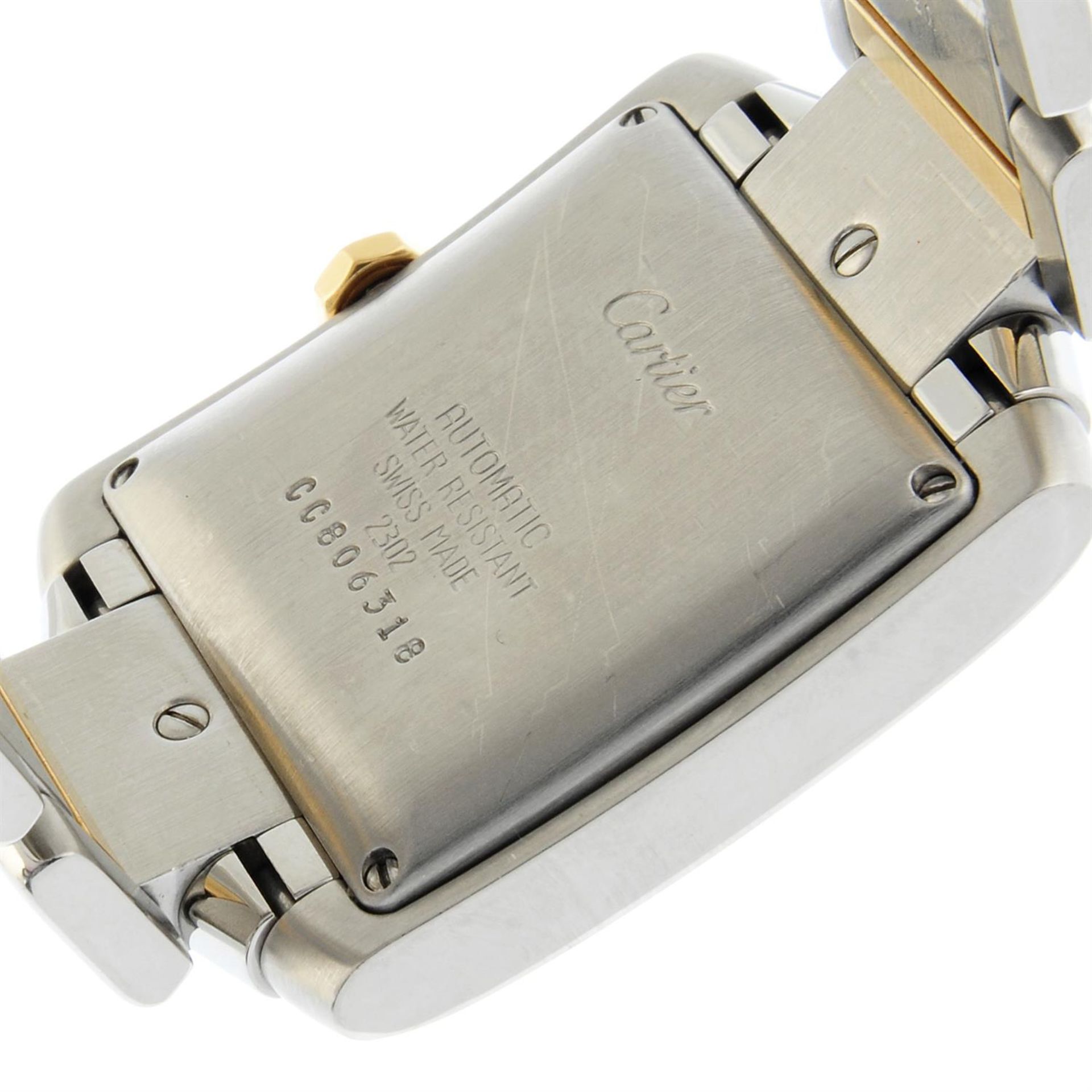 Cartier - a Tank Française watch, 28x28mm. - Image 4 of 6