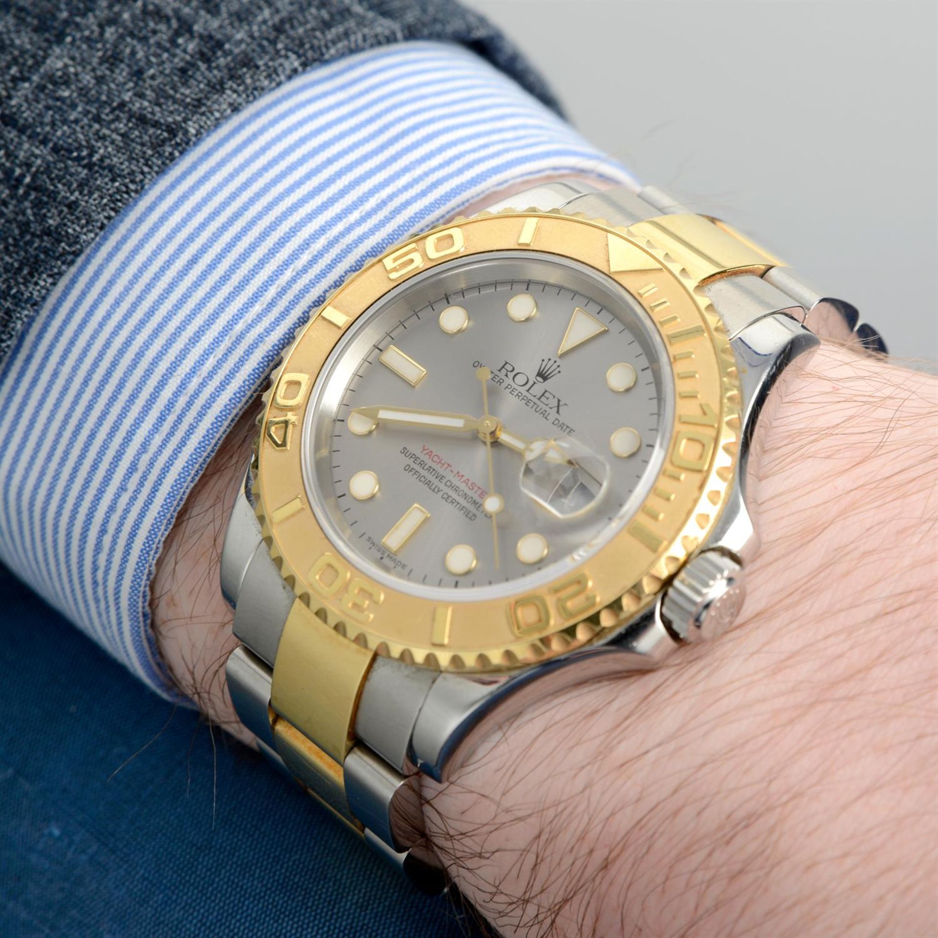 Rolex - an Oyster Perpetual Date Yacht-Master watch, 42mm. - Bild 6 aus 7