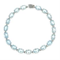 Aquamarine bracelet