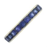 Sapphire full eternity ring