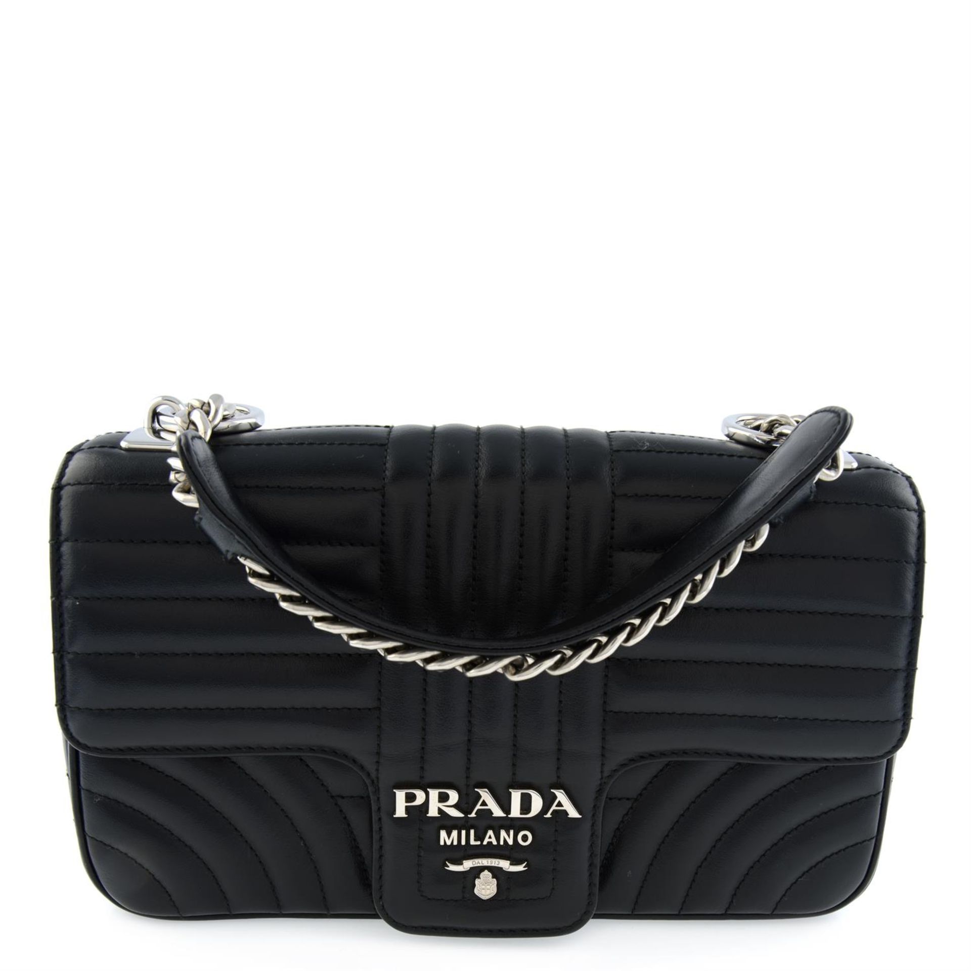 Prada - quilted shoulder bag.