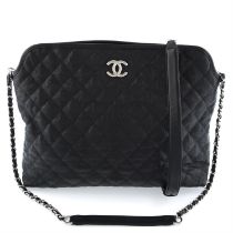 Chanel - CC Caviar shopping tote.