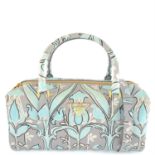 Prada - Saffiano floral print bag.