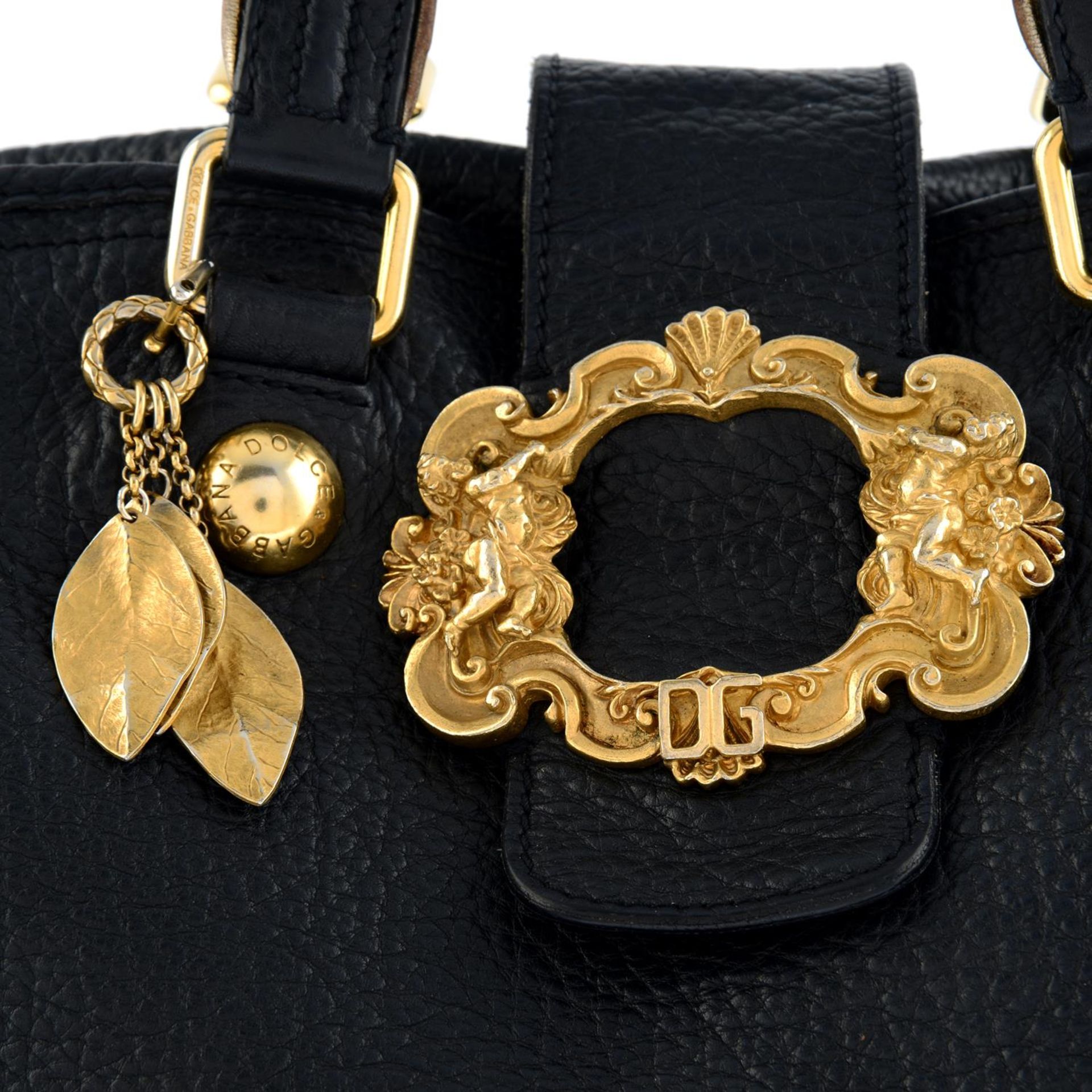 Dolce & Gabbana - Gilded Leaf satchel. - Image 2 of 5