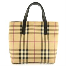 Burberry - House-check mini tote.