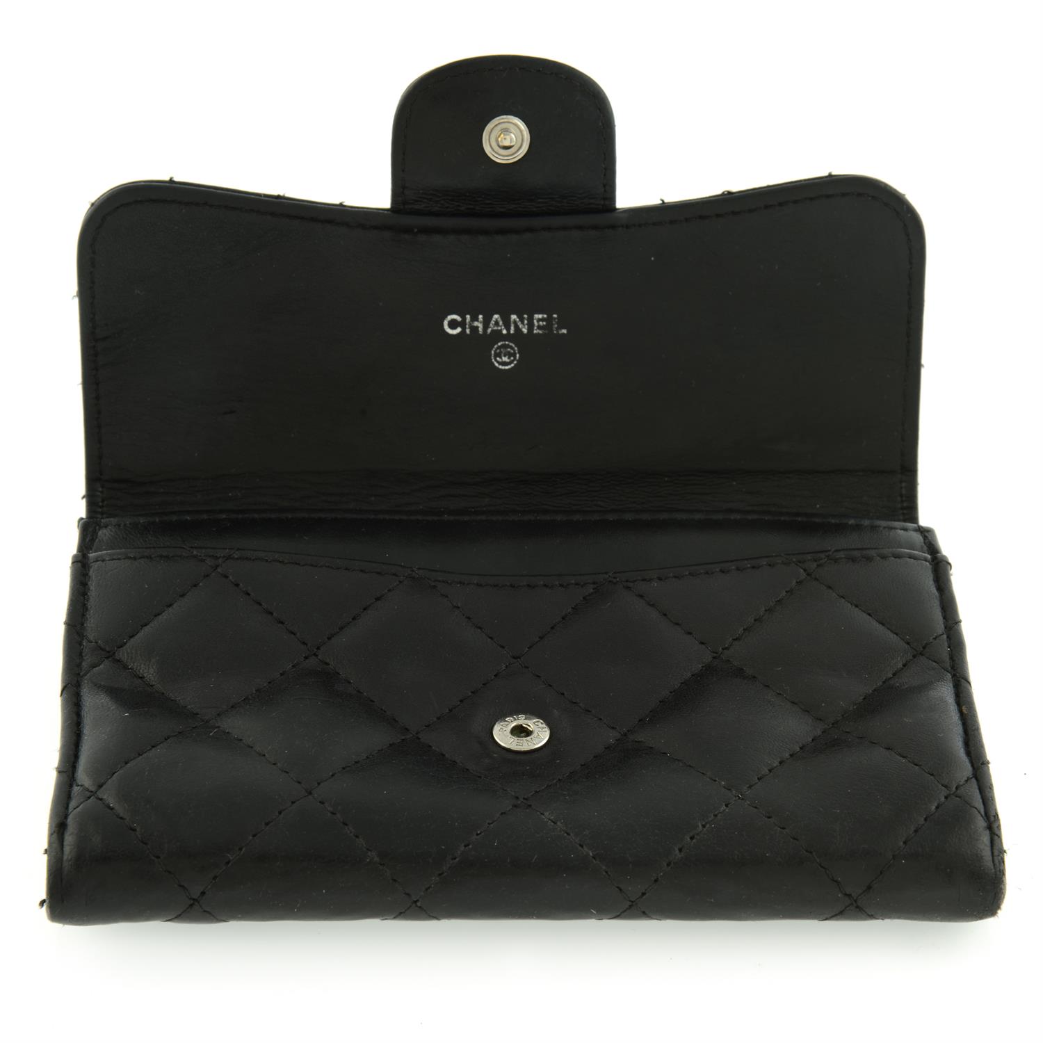 Chanel - CC quilted Flap wallet. - Image 3 of 3