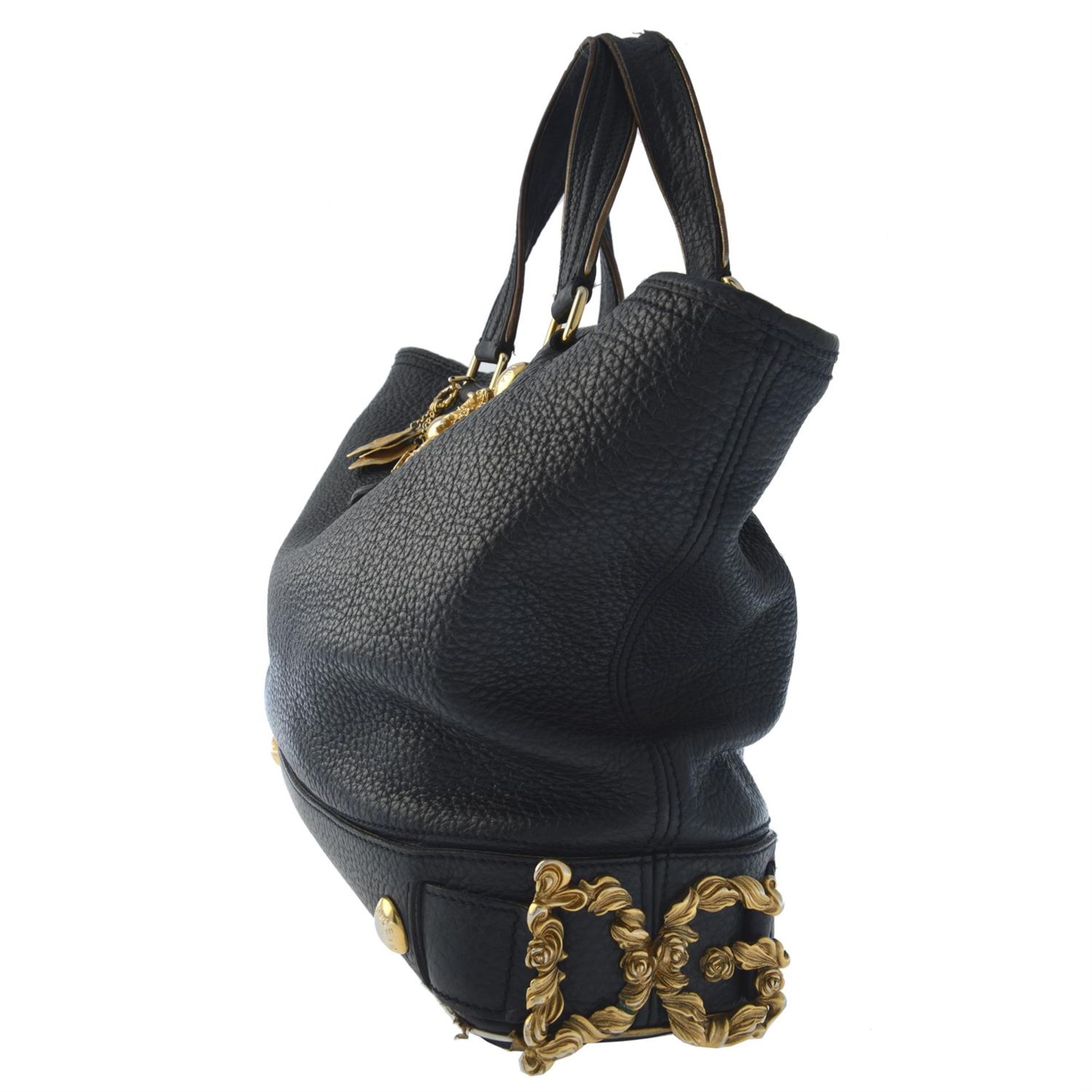 Dolce & Gabbana - Gilded Leaf satchel. - Image 4 of 5