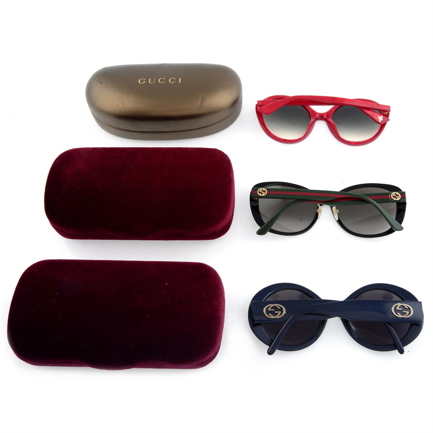 Gucci - three pairs of sunglasses. - Image 2 of 2