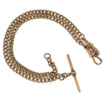 Albert chain, with T-bar & lobster clasps