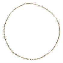 Early 20th century 9ct gold fancy-link chain