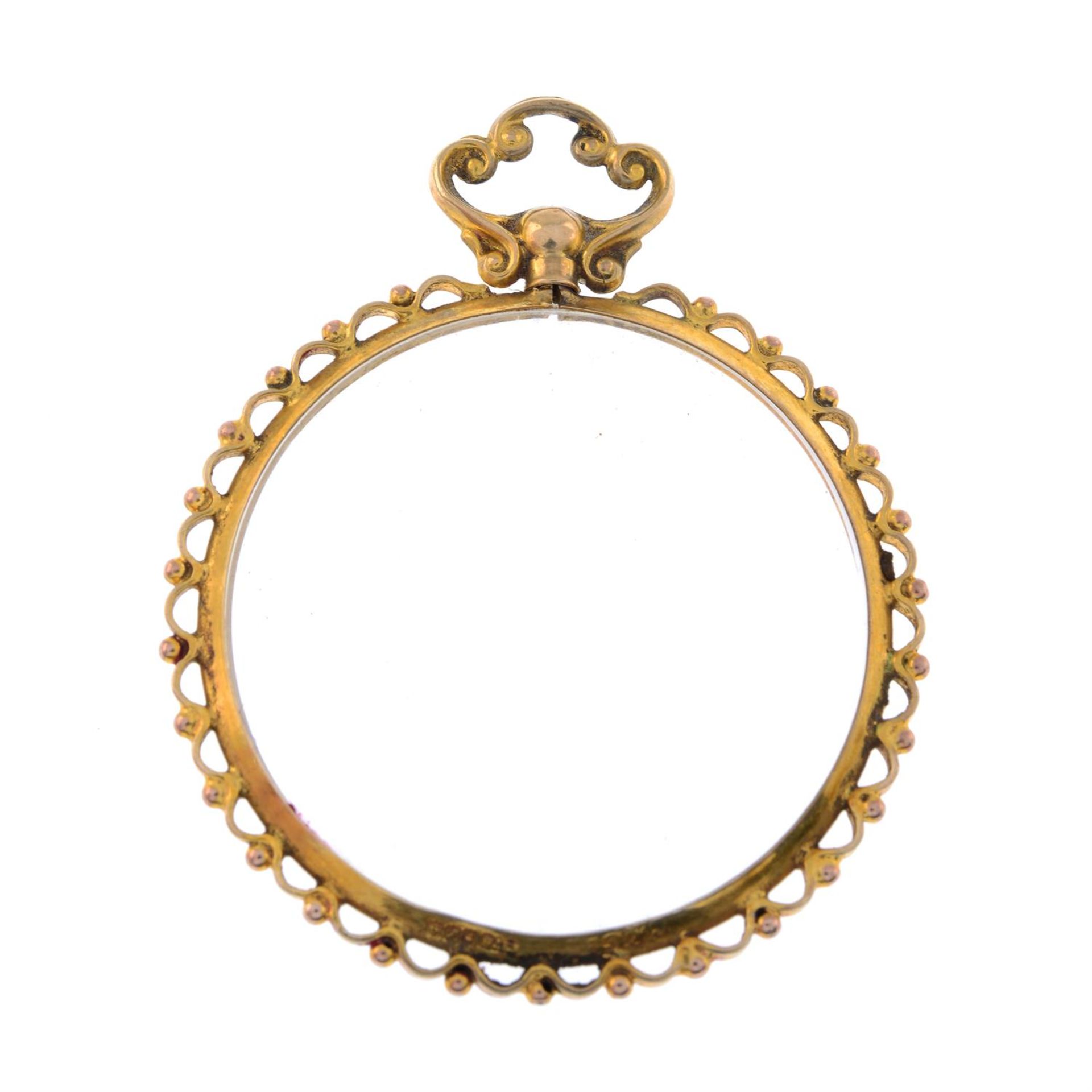 Early 20th century 9ct gold locket pendant