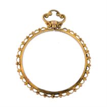 Early 20th century 9ct gold locket pendant