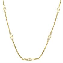 Fancy-link necklace