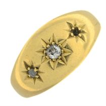Early 20th century 18ct gold diamond dress ring