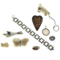 Selection of late 19th century & later jewellery