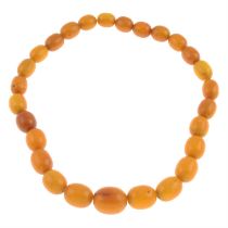 Modified amber necklace