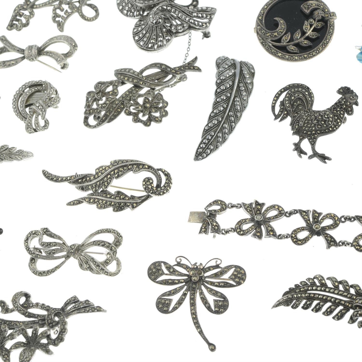 Selection of marcasite jewellery - Image 2 of 2