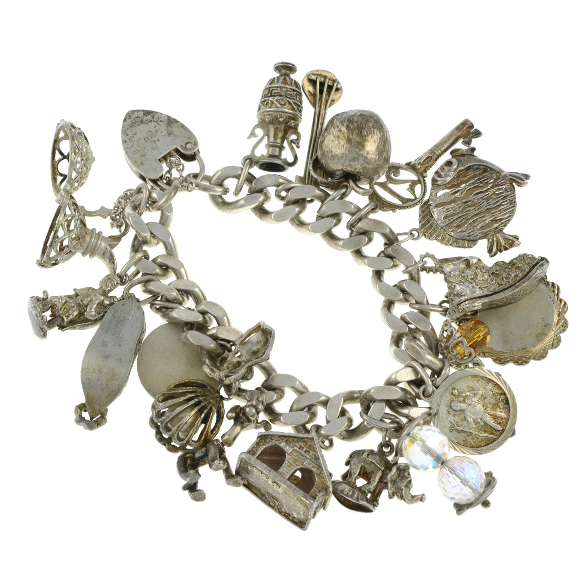 Mid 20th century charm bracelet - Image 2 of 2