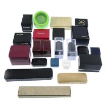 Selection of jewellery & watch boxes