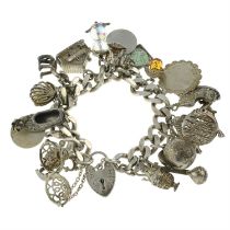 Mid 20th century charm bracelet