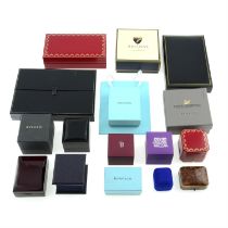 Large quantity of jewellery boxes