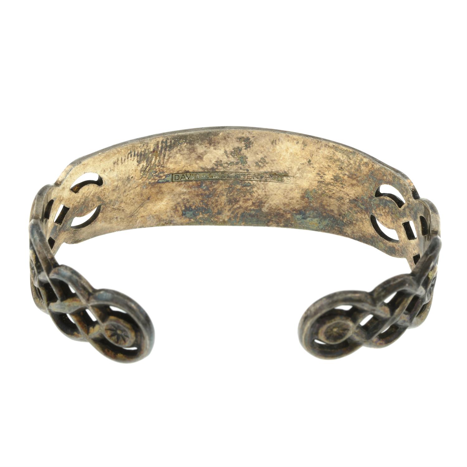 Scandinavian child's bangle, David Andersen - Image 2 of 2