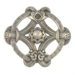 Early 20th century silver brooch