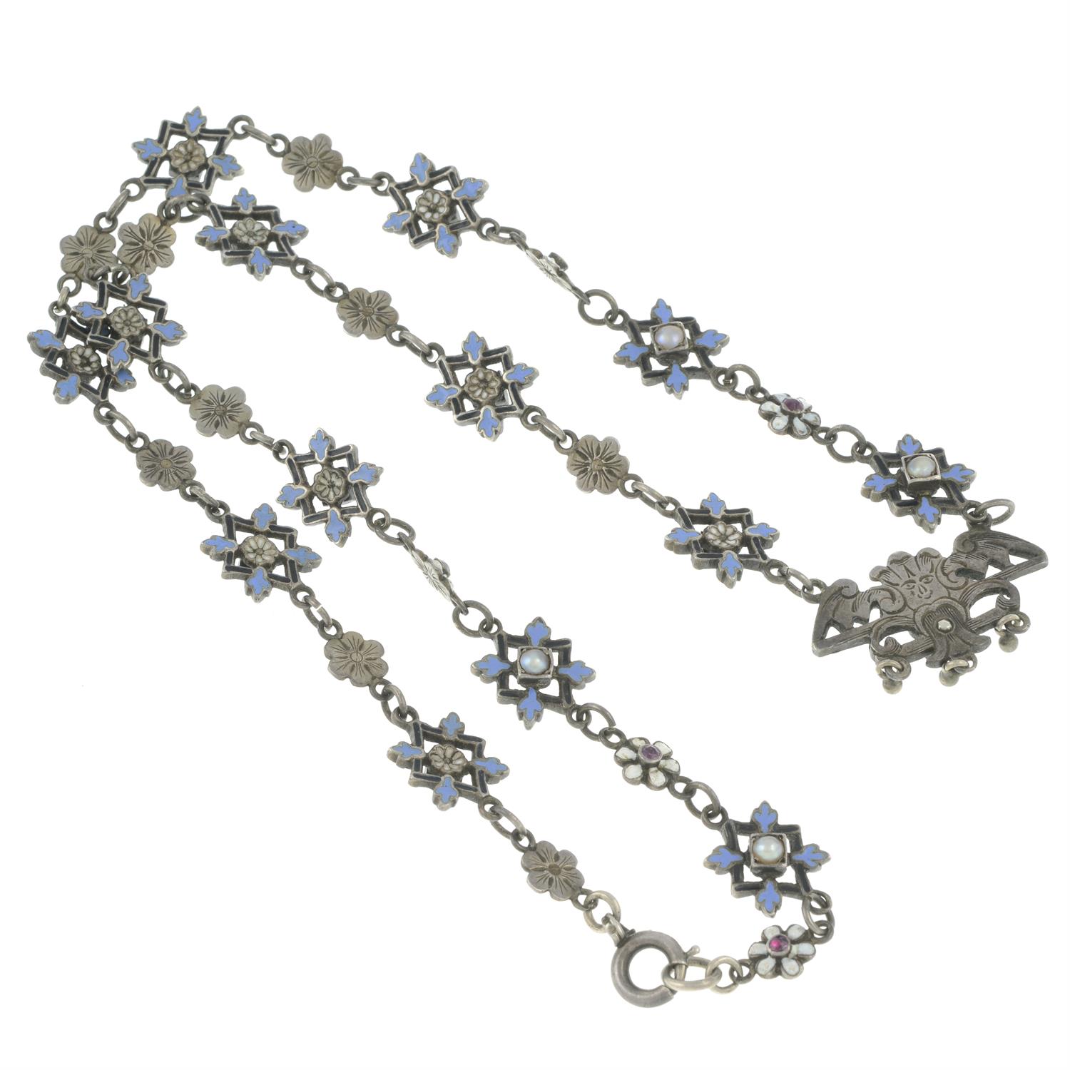 19th century Austro-Hungarian necklace - Image 2 of 2